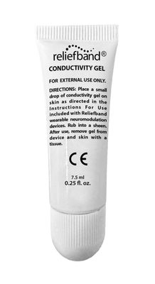 Reliefband Conductivity Gel - Conductive Electrode Gel for Premier, Classic Sport Anti-Nausea Wristbands Enhances Comfort, Conductivity Nausea Relief Skin-Friendly Gel Conductor (1 Tube)