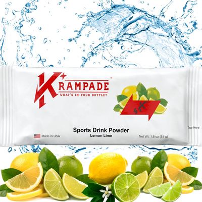 Krampade Electrolytes Powder Potassium Supplement - 4000 mg K, 4X More Than Coconut Water Instant Cramp Relief Hydration Powder