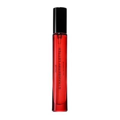 PHLUR Strawberry Letter Eau de Parfum - Travel Size Perfume Spray for Women Men - Strawberry Gourmand Fine Fragrance (9.5mL)