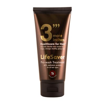 3&#39;&#39;&#39;More Inches Lifesaver Prewash Treatment - Travel Size, 100ml -Hair Repair Pre-Shampoo -Broken Bond Restore Treatment -Sulphate Silicone Free, No Added Fragrance -Hair Care by Michael Van Clarke