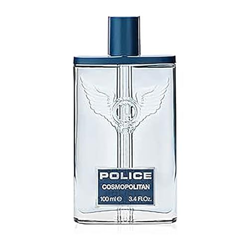 Cosmopolitan By Police - Fragrance For Men - Top Notes Of Mint And Sage - Middle Notes Of Jasmine And Nutmeg - Base Notes Of Vanilla And Sandalwood - Ideal For Socialite Occasions - 3.4 Oz EDT Spray
