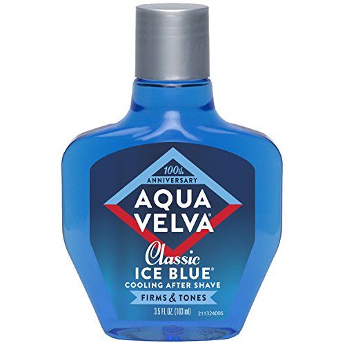 Aqua Velva After Shave, Classic Ice Blue, Soothes, Cools, and Refreshes Skin, 3.5 Ounce