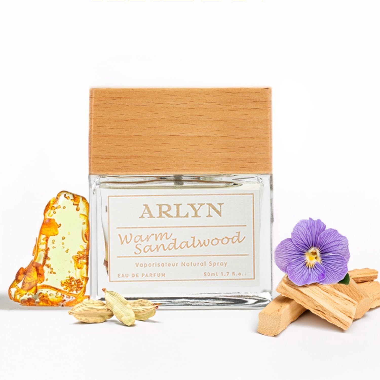ARLYN Warm Sandalwood Eau De Parfum Inspired by Le Lab Fragrances&#39; San tal 33, Perfume for Men Women, Luxury Fragrance - Vegan, Cruelty-Free, and Eco-Conscious (1.7oz 50ml)