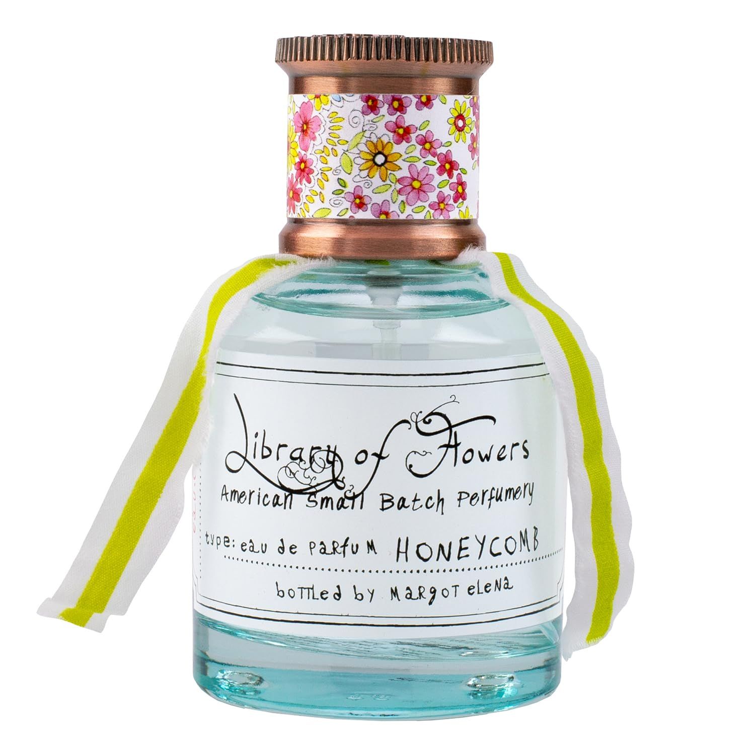 Library of Flowers Honeycomb Eau de Parfum, 1.69 Fl. Oz. - Sugared Fig, Ambrosia Honey Royal Bee Blossom - Womens Perfume, Eau de Parfum Spray for Women