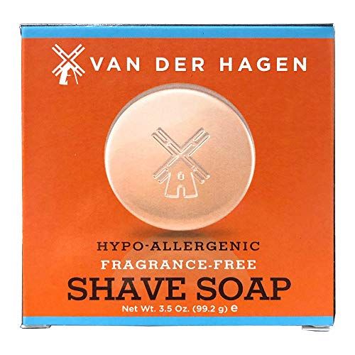 Van Der Hagen Men&#39;s Luxury Fragrance Free Shave Soap (Pack of 1)