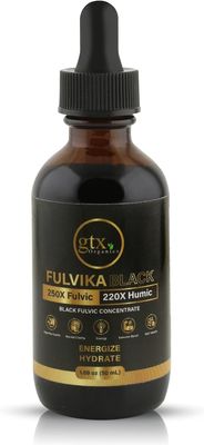 Trace Mineral Drops (200 Servings)(Flavorless) - 74 Trace Minerals from Pure Humic Pure Fulvic Acid - Concentrated, Plant-Based, Trace Minerals Supplement with Electrolytes Alkaline pH