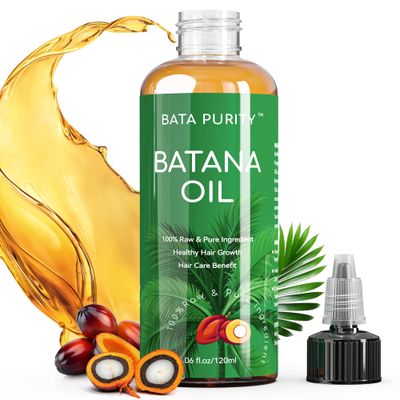 Batana Oil for Hair Growth - Pure and Natural Raw Batana Oil from Honduras, Organic Care for Hair Treatment Skin, Deeply Nourishing Scalp Thickness 4.06 FL OZ120ML