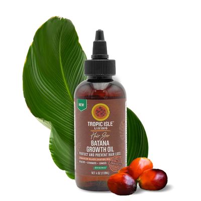 Tropic Isle Living Hair Gro Batana Growth Oil Collection (4 oz, Original)
