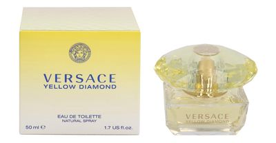 Versace Yellow Diamond Eau De Toilette Spray for Women, 1.7 Fl Oz