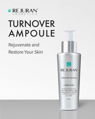 REJURAN Turnover Ampoule, c-PDRN - Original PDRN Anti-Aging Face Serum for Firmness, Radiance, and Youthful Glow. Korean Skin Care, Clinically Developed (1.01 fl oz)