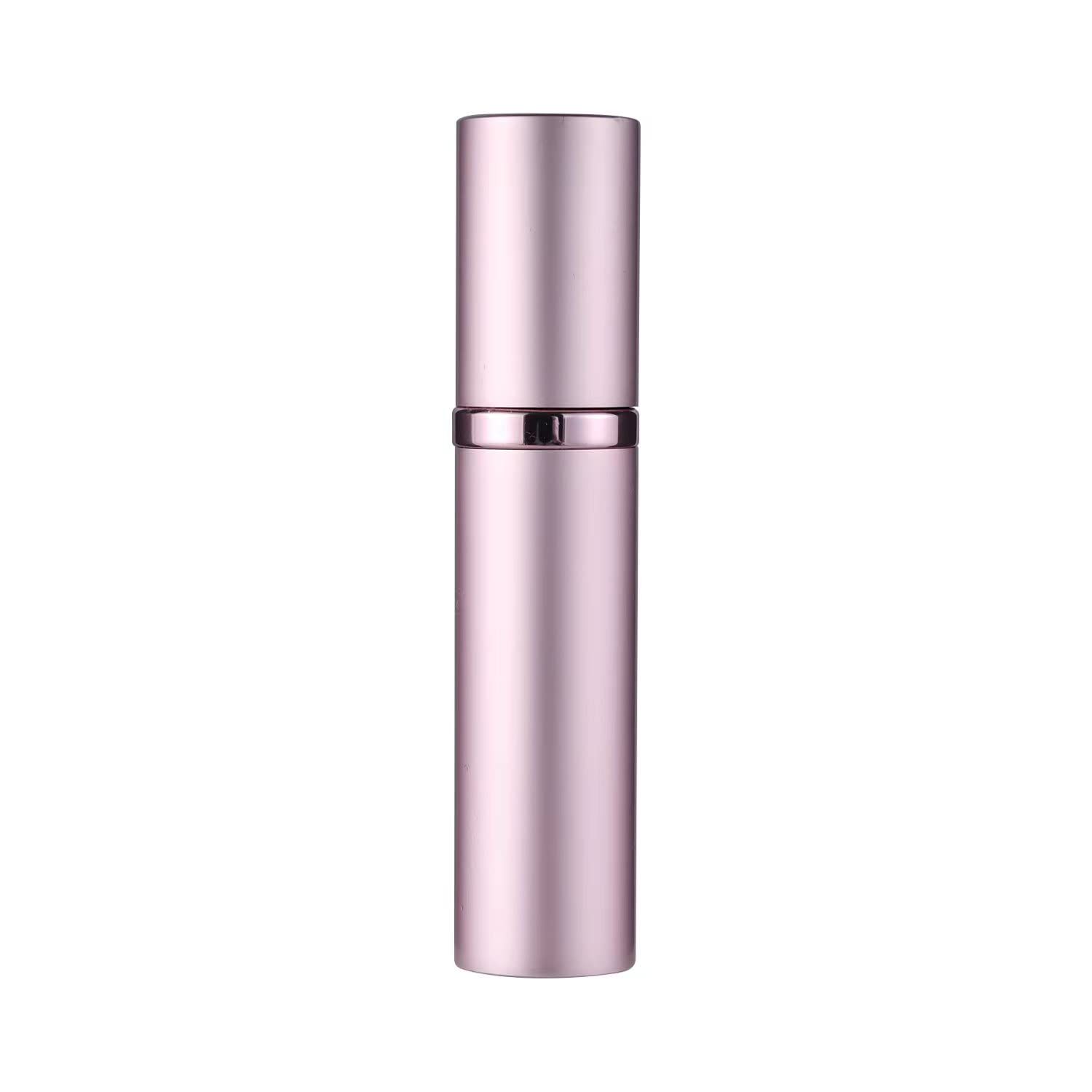 Aurdox Travel Perfume Atomizer Refillable,Portable Refillable Cologne Travel Bottle with Bottom Pump, Small Fragrance Sprayer for Women and Men, 5 mlPastel Purple