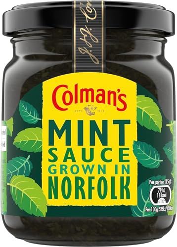 Original Colmans Classic Mint Sauce Imported From The UK England Colmans Of Norwich
