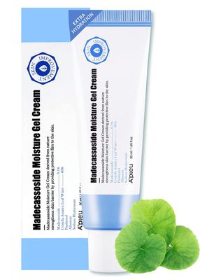 A&#39;PIEU Madecassoside Moisture Gel Cream (1.69oz) - for Hydrating Dry and Sensitive Skin- Helps Soothe Damage and Maintain Optimal pH level- Centella Asiatica, Panthenol, Allantoin