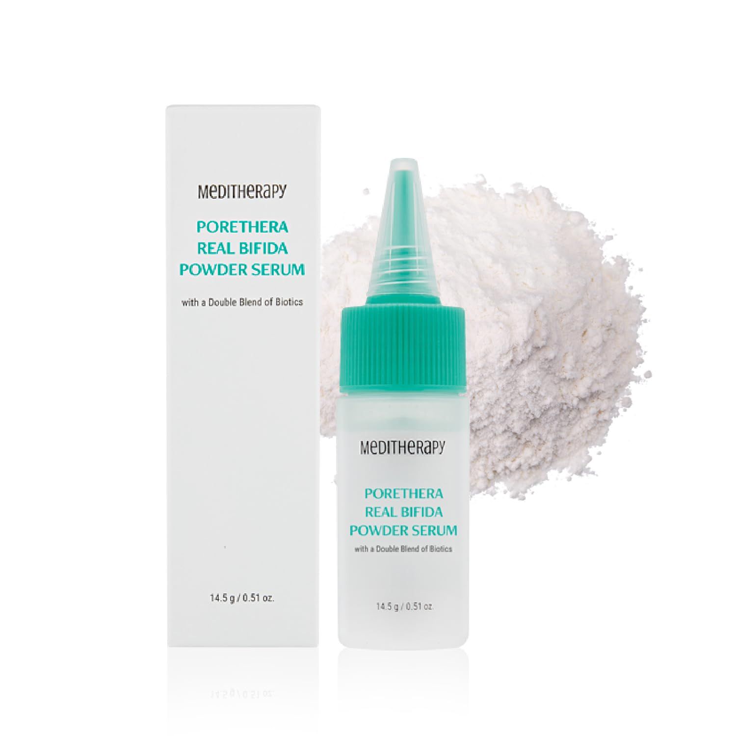 Porethera Real Bifida Powder Serum - Korean Face Serum for Pore Tightening - Pore Minimizer for Face with Probiotic Powder for Skin Balance - Improve Clarity, and Maintain Healthy Skin, 0.51 fl.oz