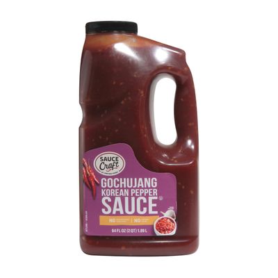 Ventura Foods LLC Sauce Craft Gochujang Korean Pepper Sauce, Versatile, Globally Inspired Food Service Dipping Sauce Elevates Your Menu with Umami Heat and Trend-Forward Flavor, 0.5 Gallon