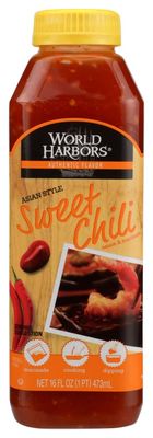 World Harbors Asian Style Sweet Chili Sauce 16 oz. (Pack of 2)
