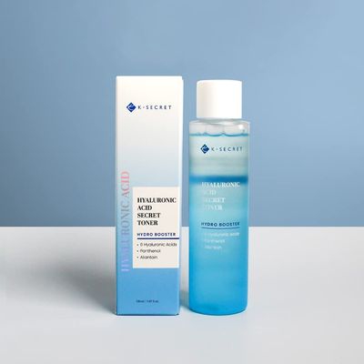 KSECRET Hyaluronic Acid Toner, 5.07fl.oz / 150ml Korean Skincare Alcohol Free Hydrating Toner for All Skin Types with 6 Types hyaluronic Acid, panthenol &amp; Allantoin