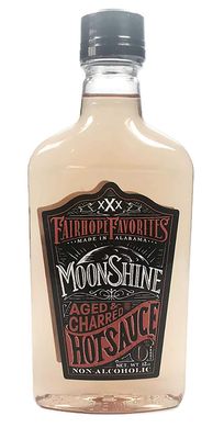 Fairhope Favorites Moonshine Hot Sauce (Aged &amp; Charred, 12 oz Plastic)