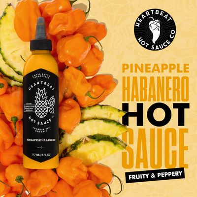 Heartbeat Hot Sauce Co. Pineapple Habanero, 6 oz.