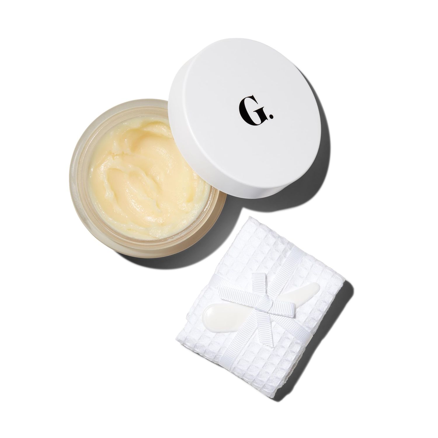 goop Beauty Cleansing Balm Makeup Remover &amp; Facial Cleanser for Sensitive Skin Saffron Extract, Vitamin E, &amp; Biofermented Cleansing Microspheres Removes Dirt, Pollution, &amp; Sunscreen 3.4 fl oz