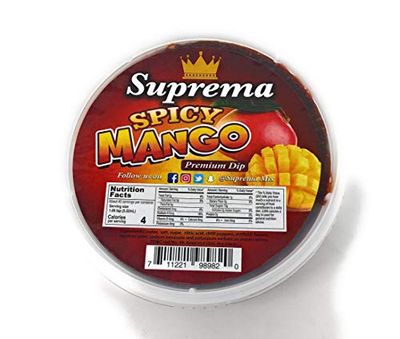 Candy Connect Suprema Chamoy Rim Dip Tamarind Paste Mexican Candy Spicy Chili Mango Chamoy Sauce - Great for Michelada Margarita Chamoy Gummies Dulces Mexicanos Cocktails Seltzers Fruit