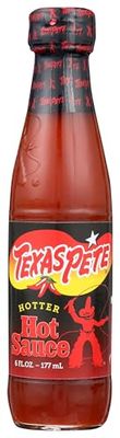 TEXAS PETE SAUCE HOTTER HOT 6 OZ