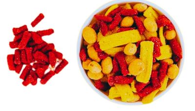Chucu Pulp Trocitos (Chaca Chaca) Fruit Pulp Pieces - Net Wt. 14.1 oz (400g) - Hot, Salty Mexican Candy - Dulces Tpicos Brand