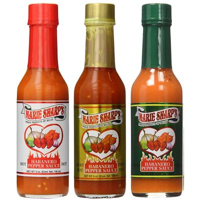 Marie Sharp&#39;s Hot Sauce 3 Pack - Hot, Mild, Fiery Hot