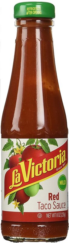 La Victoria Red Taco Sauce, Mild, 8 Oz (Pack of 2)