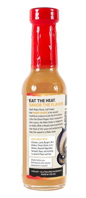 The Spicy Shark Mako Snake Hot Sauce - Featured on The Hot Ones - Made with Ghost pepper and Carolina Reaper