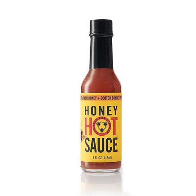 Savannah Bee Company - Honey Hot Sauce - Sweet &amp; Spicy 100% Pure - Infused With Delicious Wildflower Honey and Fiery Jamaican Scotch Bonnet Peppers - the Sauce for Every Meal 5oz