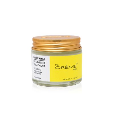 The Crme Shop Vitamin C Gele Overnight Face Mask Korean Facial Mask Sleeping Face Mask Anti-Aging Treatment Mask Brightening Face Mask - 2.36oz