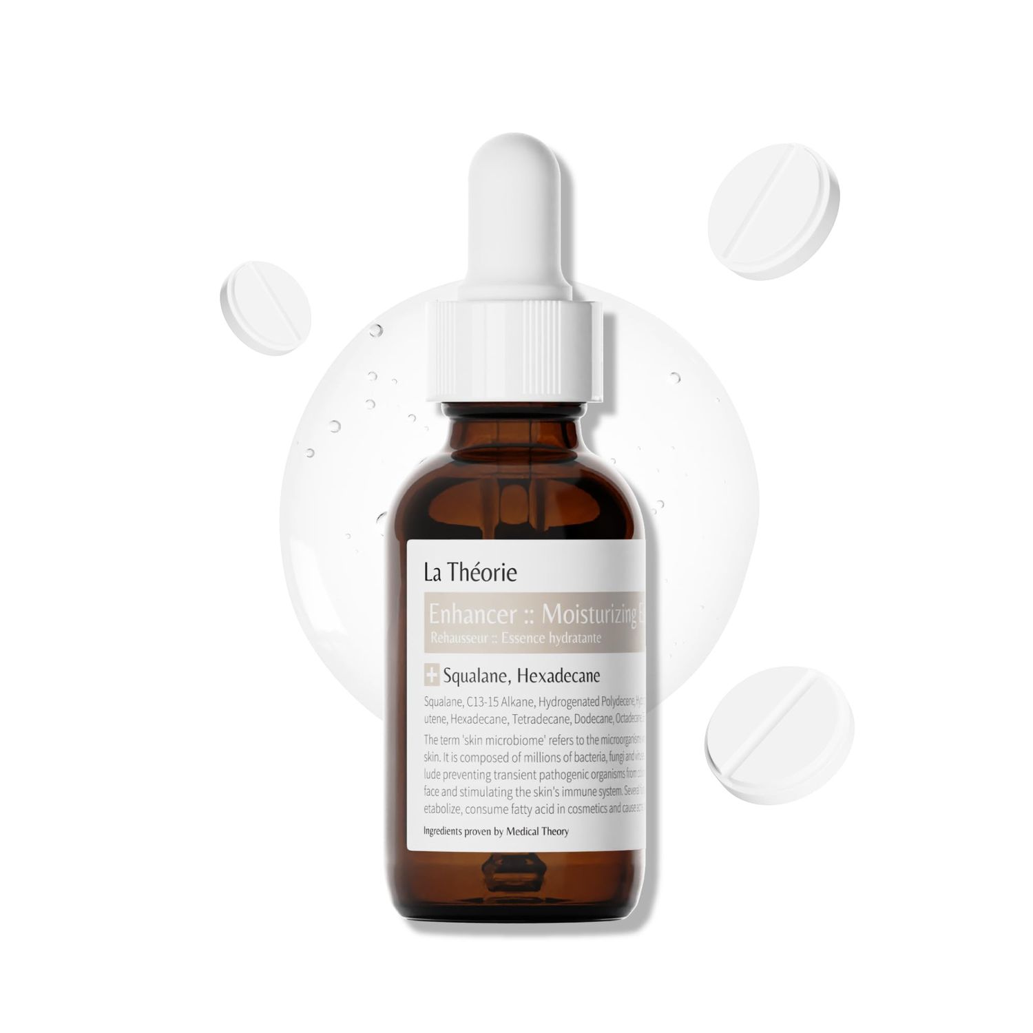 La Theorie Moisturizing(oil) Essence for troubled skin with fungal and small bumps (Fatty acid free, 1.01 Fl Oz)