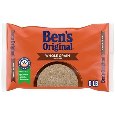 BEN&#39;S ORIGINAL Whole Grain Brown Rice, 5 lb Bag