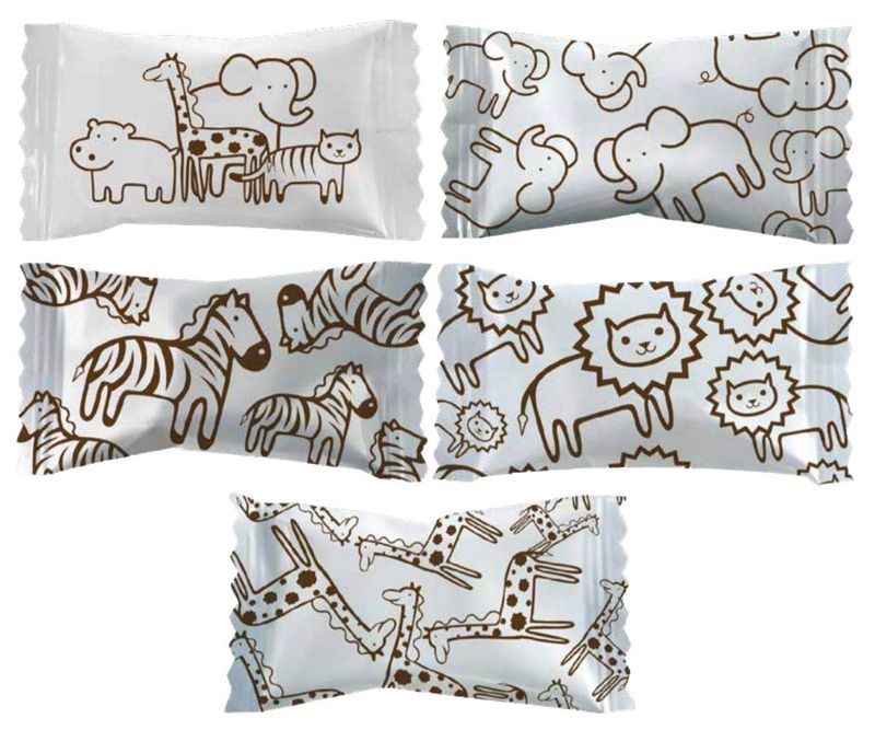 Fruidles Jungle Buttermints, Mint Candies, After Dinner Mints, Butter Mint Candy, Fat-Free, Kosher Certified, Individually Wrapped (55 Pieces)