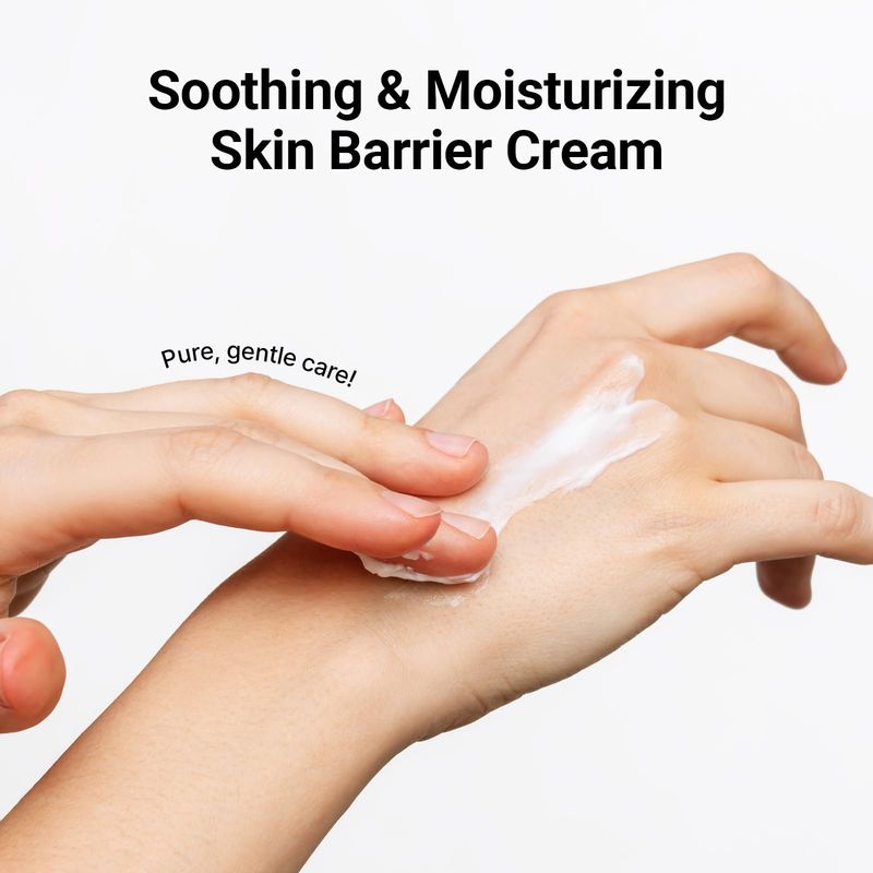 NEAF NEAF Smoothing Calm Cream with Panthenol, Hyaluronic Acid for Sensitive Skin, Lightweight, Korean Skincare (50ml/ 1.8 z) Nourishing Skin Barrier Moisturizer