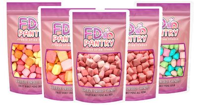 Freeze Dried Candy Variety Pack, Fruit Burst, 5 oz (5 Pack), Mini Original, All Pinks, All Reds, Sour, Assorted Combo, Gift Bag