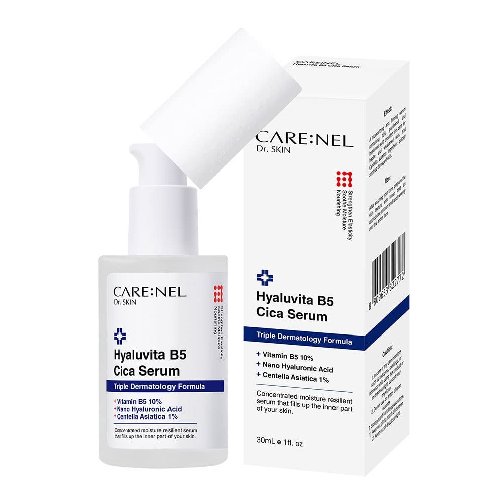 Hyaluronic Acid Serum for Face Korean - Pure Centella Asiatica Extract Niacinamide for Acne Cica - B5 Panthenol 10% Elasticity Korean Skin Care Beauty Products 30ml/1fl.oz