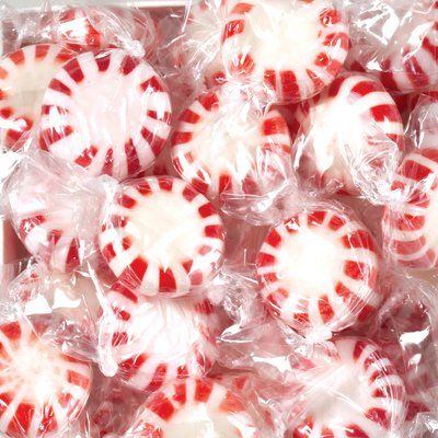 Cyber Sweetz Peppermint Starlight Mints, Non-Twist Wrapped, 5 Lb Bag