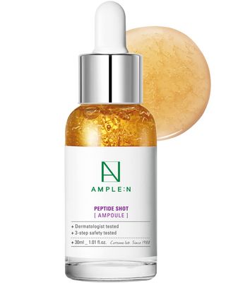 AMPLE:N Peptide Shot Serum - Korean Anti-Aging Face Serum with Peptide Threads to Minimize Wrinkles and Improve Firmness - Lift Sagging Skin - Visibly Plump, 1.01 fl. Oz