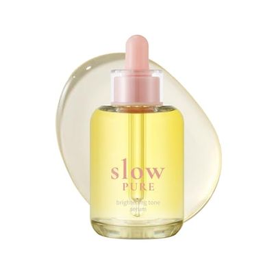 slowpure Radiant Tone Serum 50ml (1.69 fl.oz.) Dark Spot Care, Pigmentation Reduction &amp; Radiant Glow Niacinamide, Vitamin C, Arbutin Korean Skincare