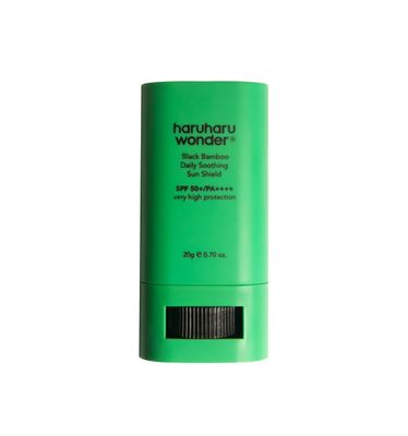 Haruharu Wonder Black Bamboo Daily Soothing Sun Shield 20g Sunscreen Stick, 0.7 Ounce (Pack of 1)
