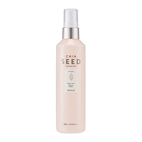 THE FACE SHOP Chia Seed Hydro Hydrating Mist Mild Soothing Watery Mist with Instant Hydration &amp; Soothes on Irritated Skin Formulated for Intense, Upgraded &amp; Hydrating Care, 5.5 Fl Oz