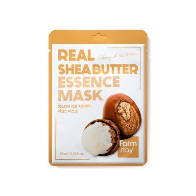 FARMSTAY Real Essence Mask(10 Sheets) - SHEABUTTER Korean Skin Care Mask Sheet
