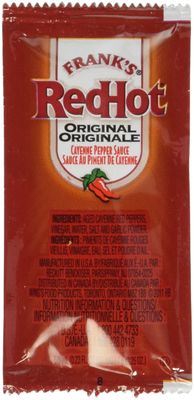 Frank&#39;s Red Hot Original Cayenne Pepper Sauce, 7-gram Pouch (Pack of 200)