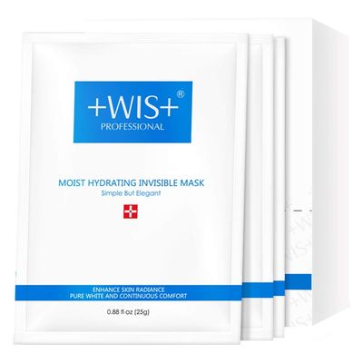 WIS Intensive Hydrating Smoothing Face Facial Sheet Mask 10 Packs, Deeply Moisturizing with Hyaluronic Acid-Witch Hazel for Oil Control &amp; Shrink Pores-Firming &amp; Anti Aging for MenWomen