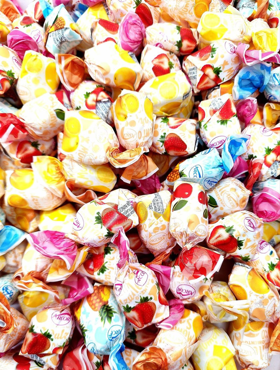 Fruit Filled Hard Candy Individually Wrapped - 2 lb Delicious Assorted Variety Pack for Snacking &amp; Sharing - Bag of Candy for Easter &amp; Valentines Day