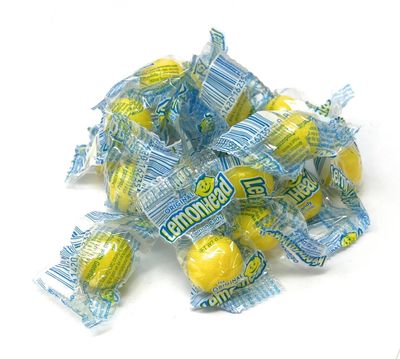 Lemonhead Sour Candy, Individually Wrapped, Bulk 4 Pounds