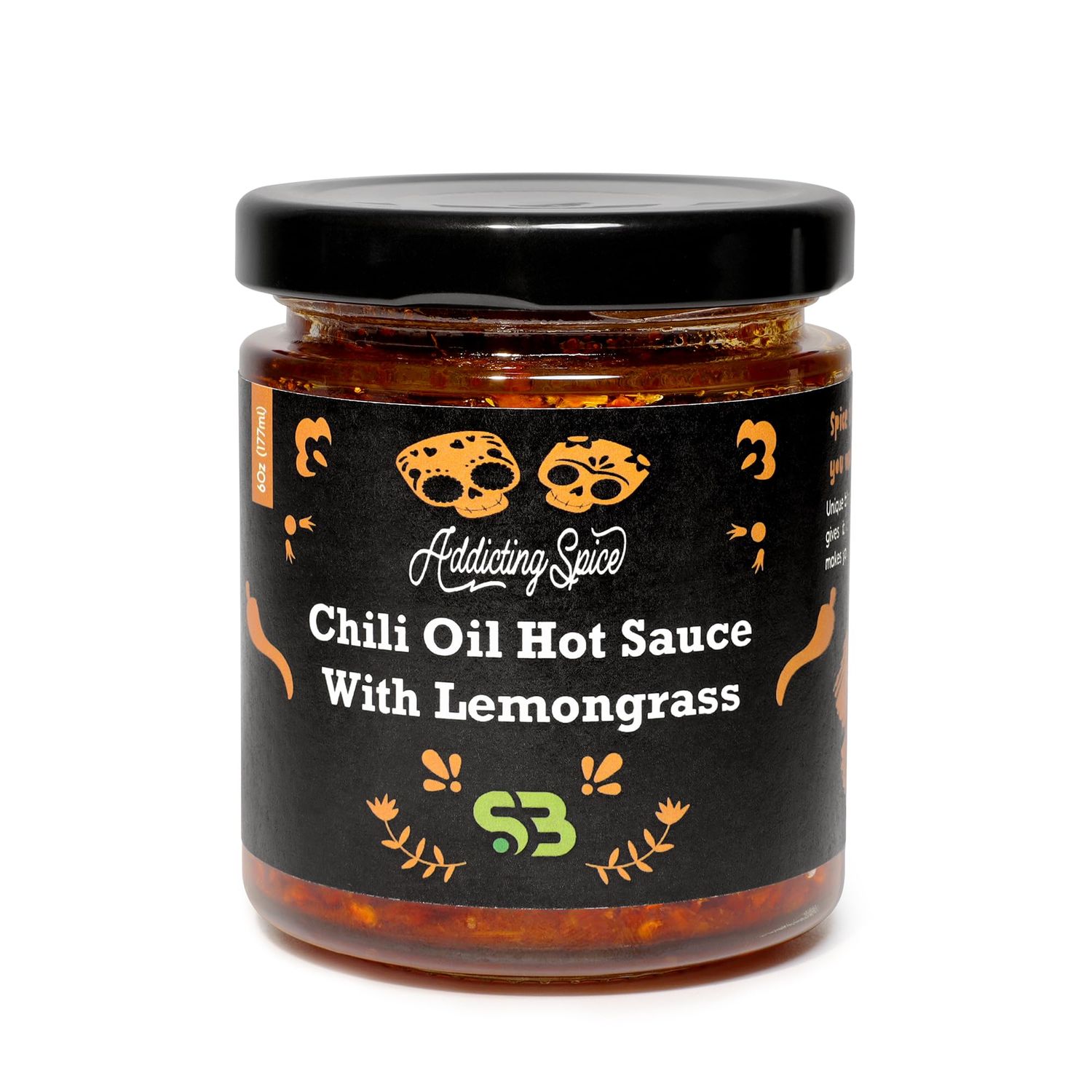 Spicy Sate: Chili Oil with Lemongrass and Garlic 6 oz.