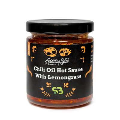 Spicy Sate: Chili Oil with Lemongrass and Garlic 6 oz.